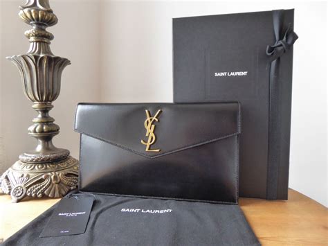 ysl black small uptown pouch|ysl uptown pouch dark beige.